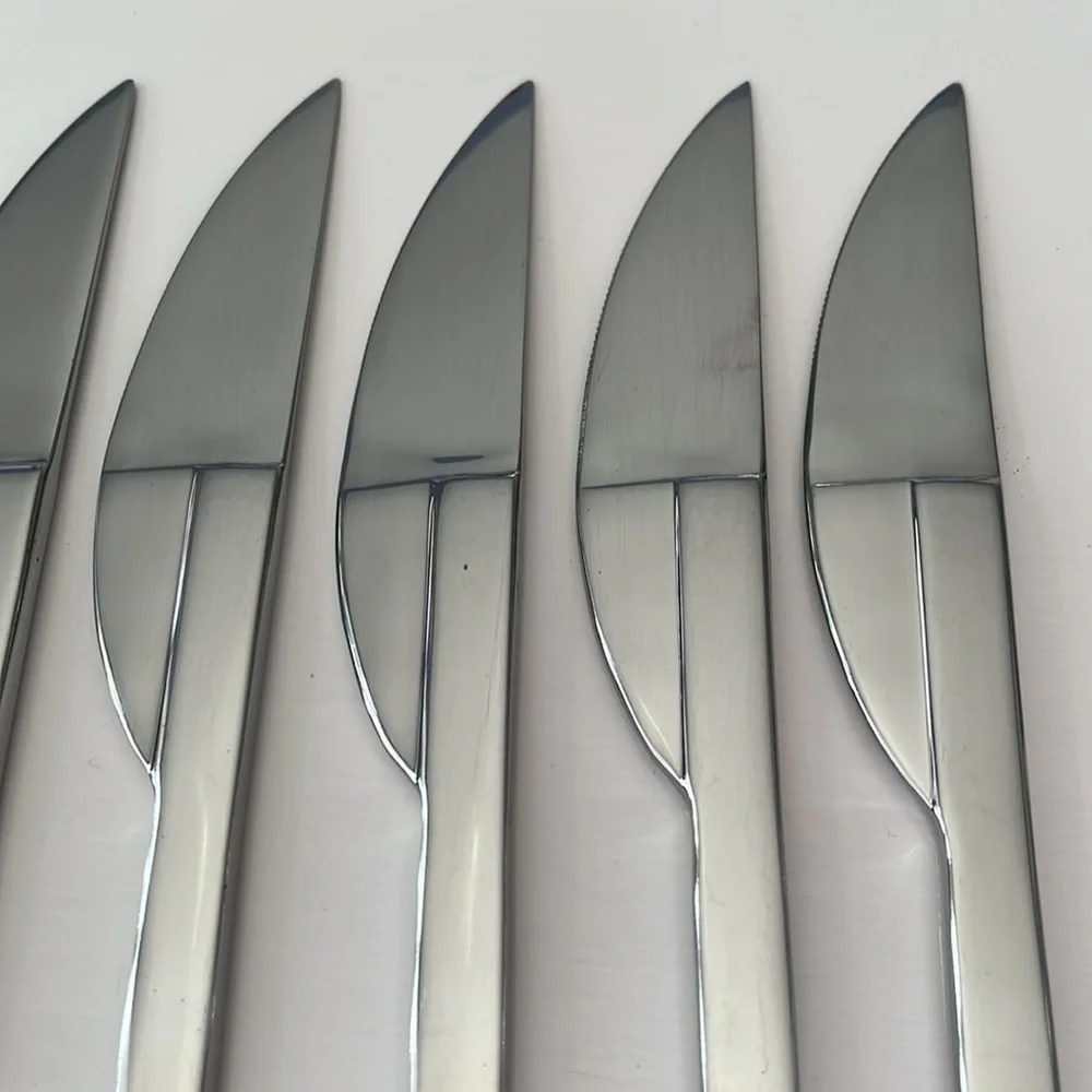 Vintage Boda Nova Stockholm pattern set of 7 Knives